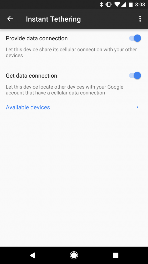 Google rolling out "Instant Tethering" option — Tekh Decoded