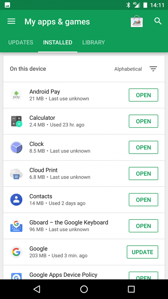 Play Store testing for new Updates tab and Sorting methods! — Tekh Decoded