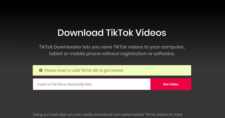 download any tiktok video