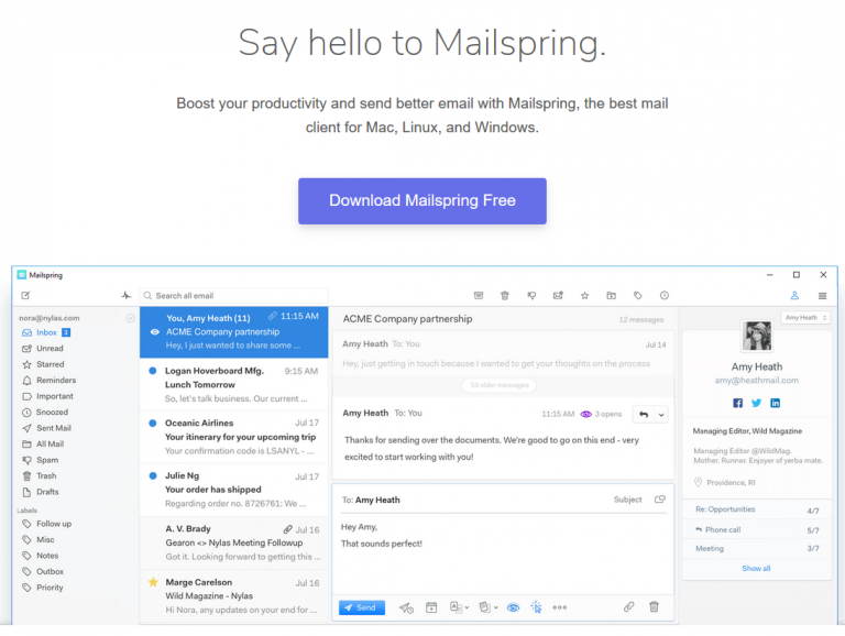 does mailspring have mulyiple accounts